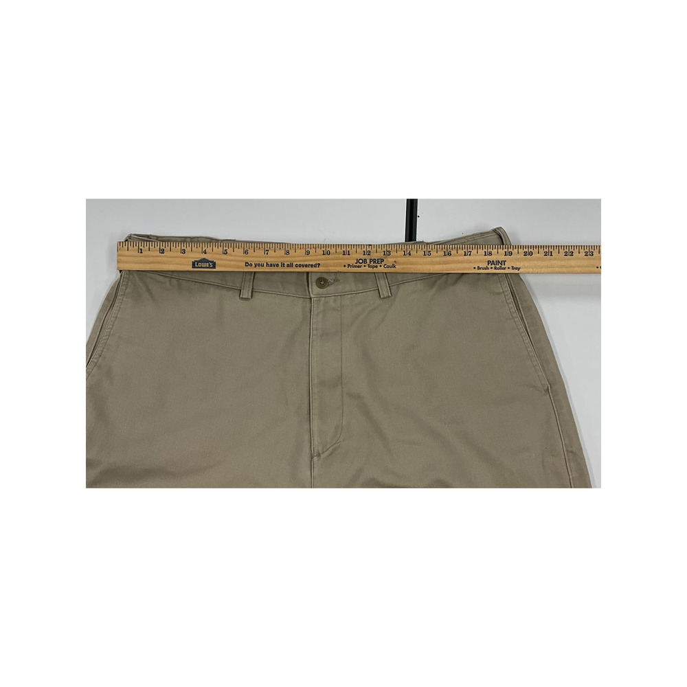 Men's Khaki Cabela's Outfitter Series Pants Adjustable Waist Flat Front 40 X 34 - Picture 10 of 12